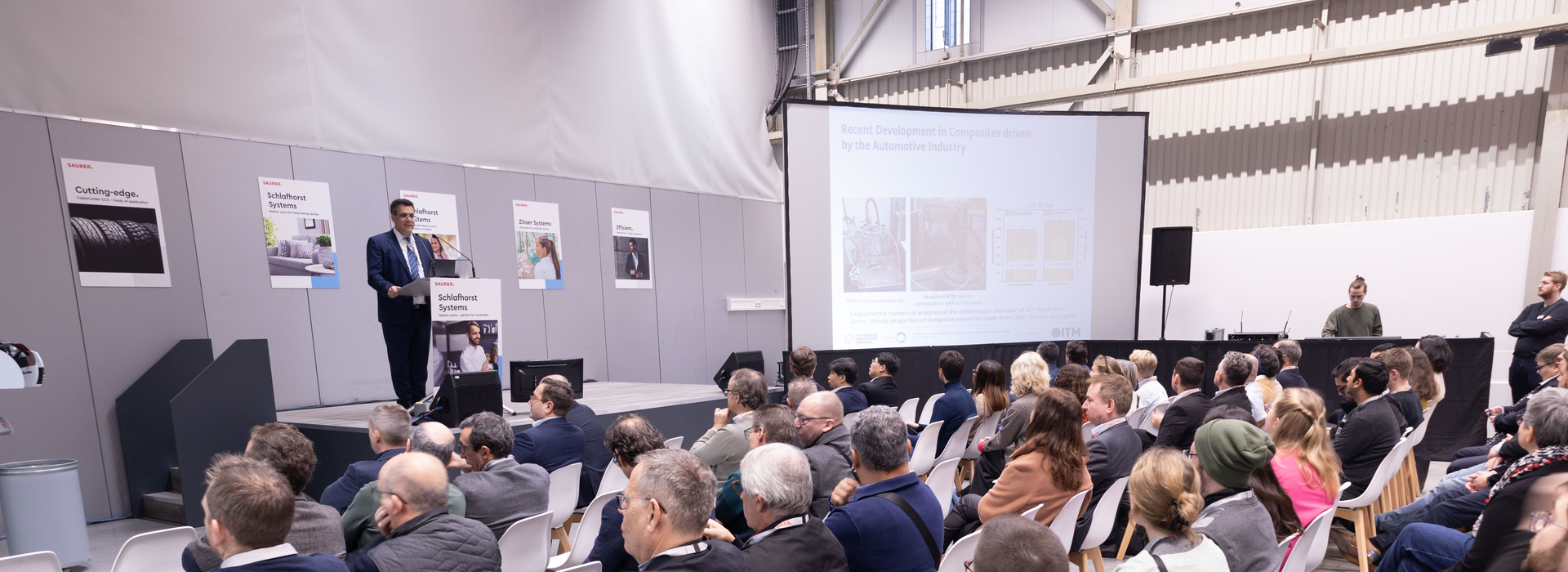 Keynote speaker Dr Chokri Cherif at OpenHouse