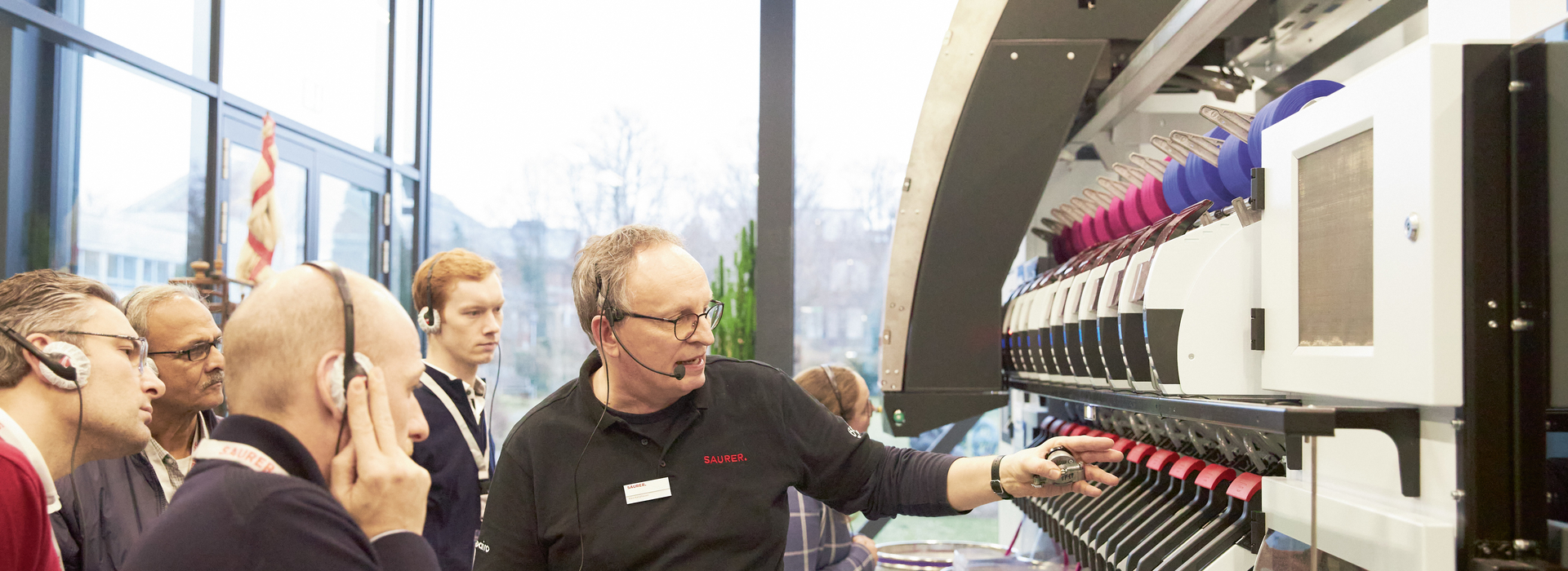 Autoairo with customers at OpenHouse