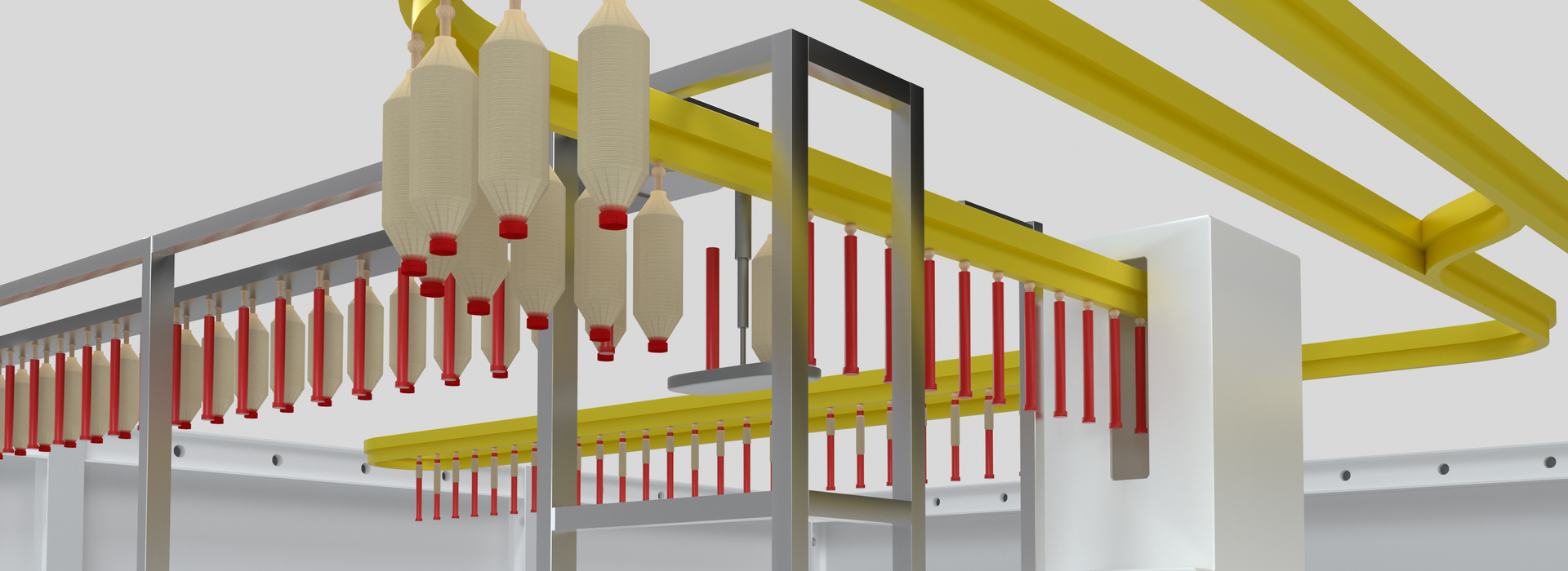 Bobbin transfer station