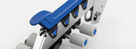 PK 1580 drafting system for roving frames