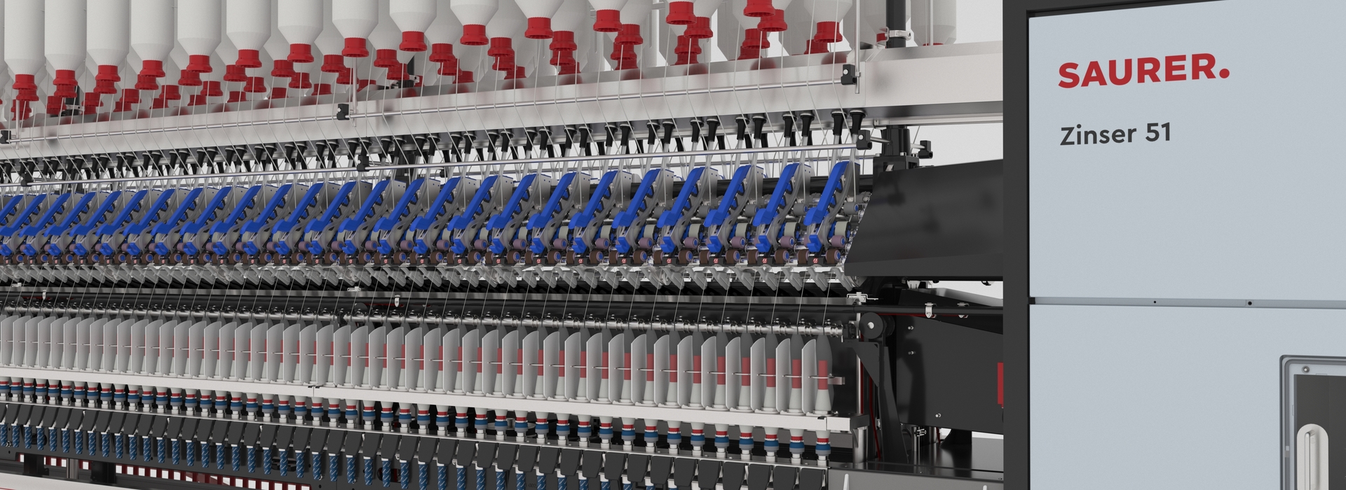 Zinser 51 ring spinning machine