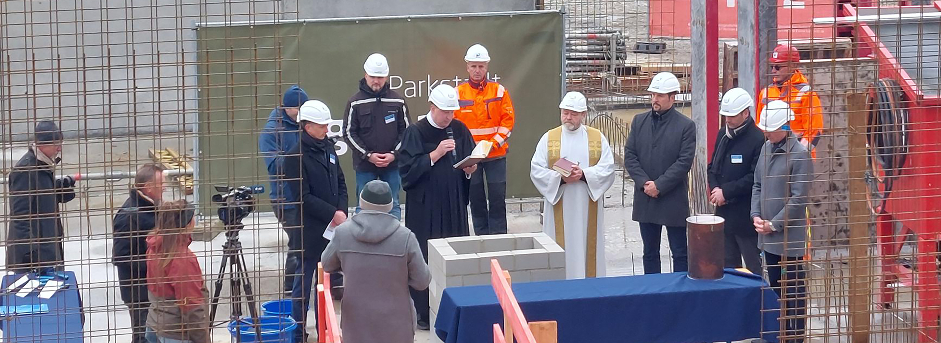 Grundsteinlegung für Parkstadt Engelhalde