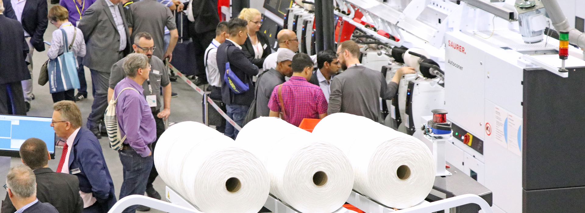 ITMA 2019 Yarn foreground