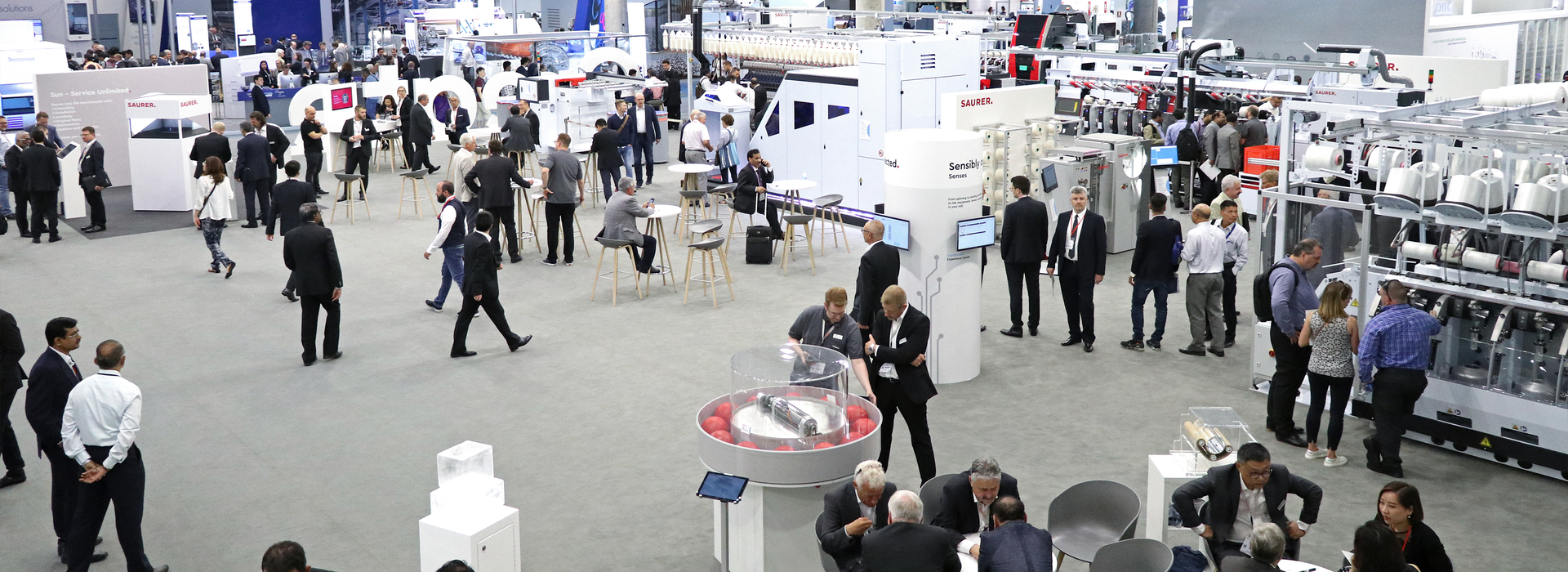 ITMA 2019 General view of stand