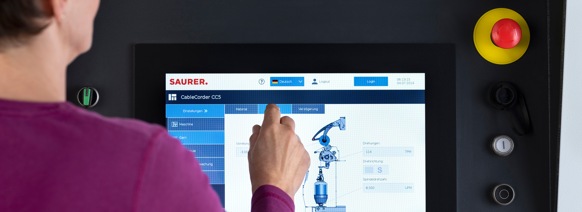 Maintenance Embroidery Cable Corder