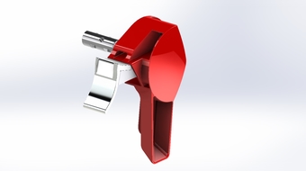 rX Fibre beard support Medium, assembled