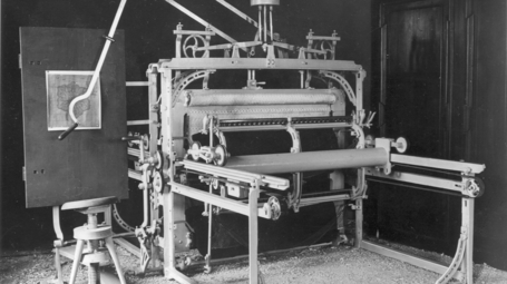 1869 Saurer first hand embroidery machine