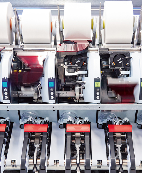 Saurer Autoairo air spinning machine